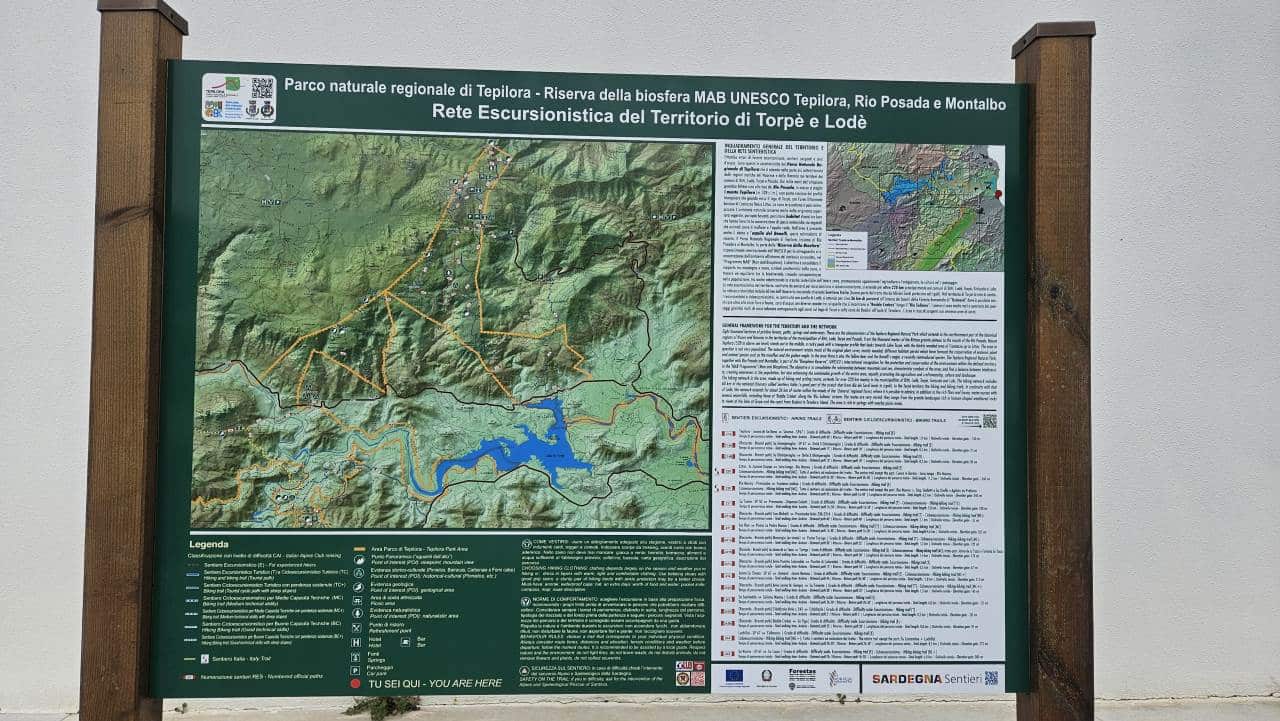 Parco Tepilora indicazioni