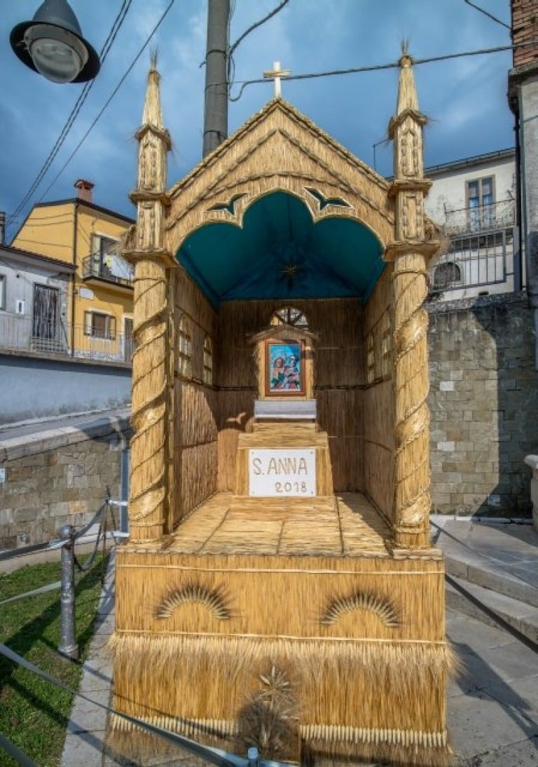 Il Carro di Grano in onore di Sant'Anna, Savignano Irpino - foto di Fiore Silvestro Barbato