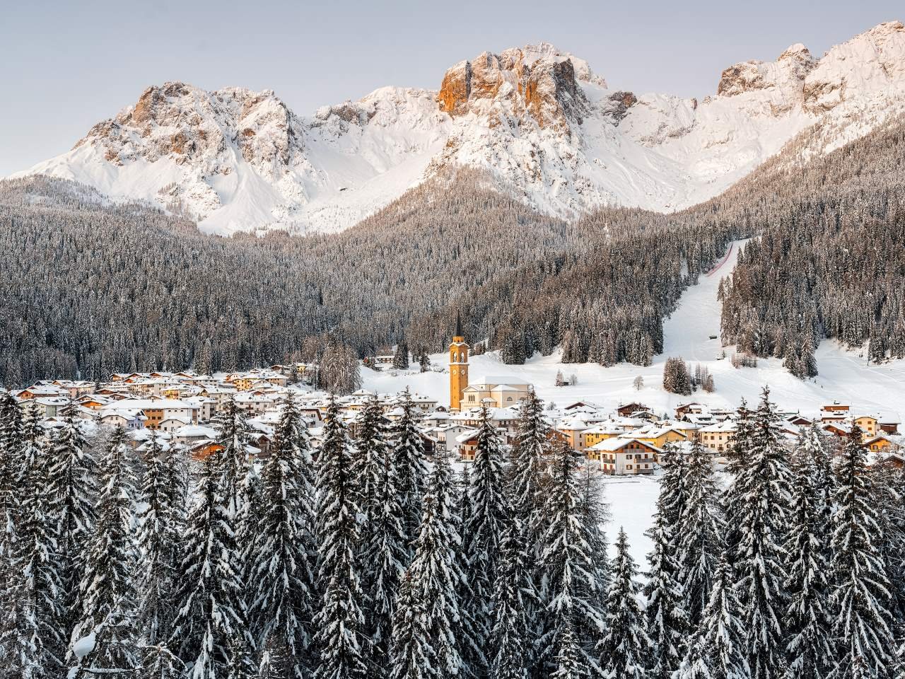 Padola di Comelico Superiore in inverno