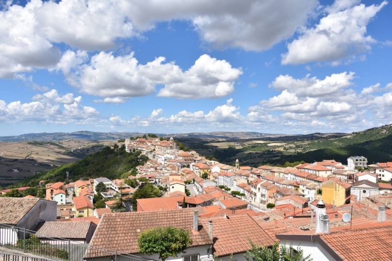 Savignano Irpino dall'alto