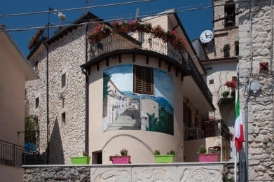 Scontrone - murales