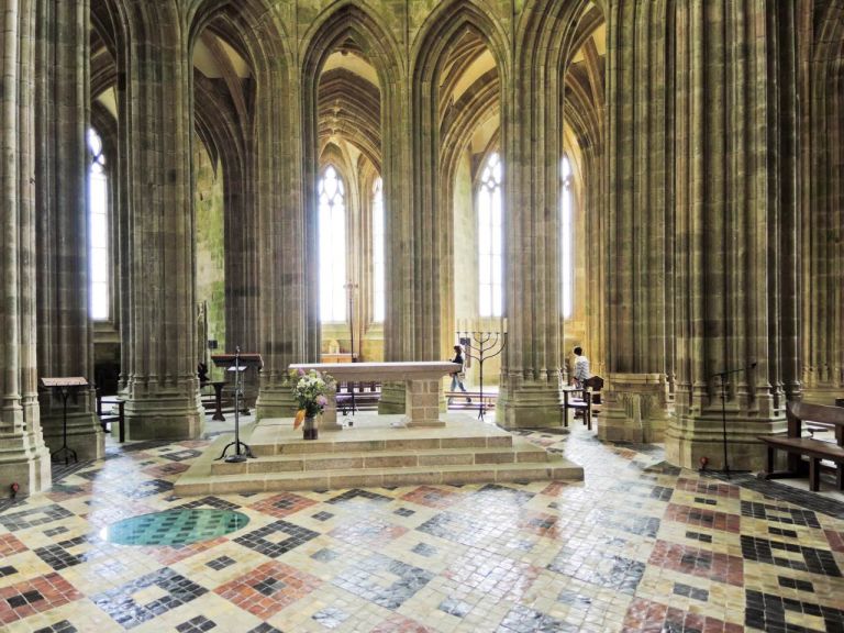 Interno della Chiesa, Mont Saint-Michel