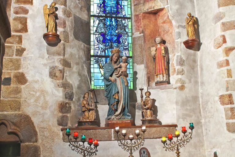 Interno dell'abbazia, Mont Saint-Michel