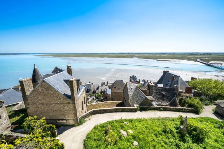 Mont Saint-Michel dall'alto