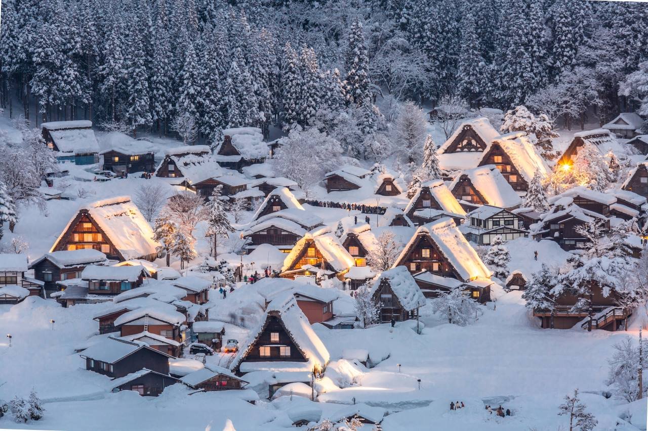 Shirakawa-go innevata