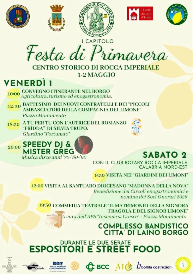 Rocca Imperiale Spring Festival 2026