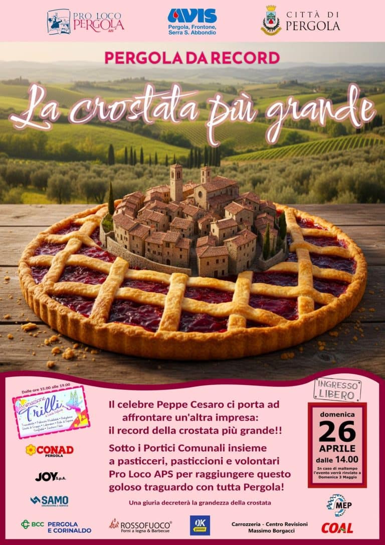 Pergola da Record – La crostata più grande