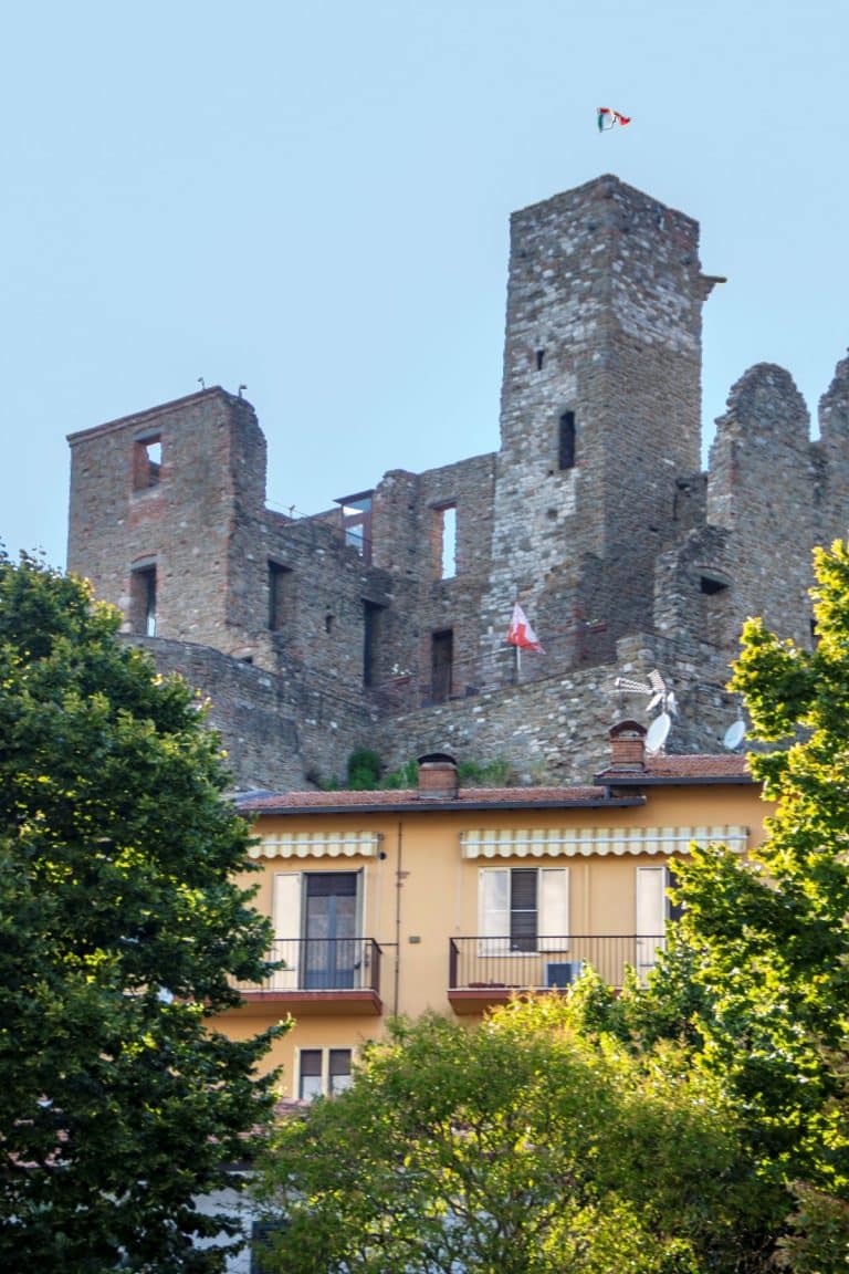 Vista della Rocca di Passignano