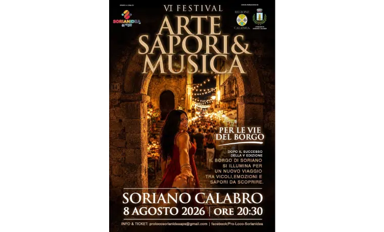Arte, Sapori e Musica 2026