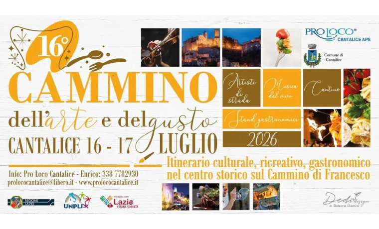 Cammino dell’Arte e del Gusto a Cantalice