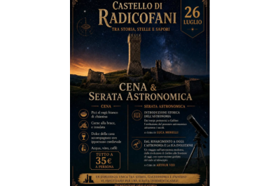 Medieval Dinner and Astronomy Evening at Radicofani Fortress