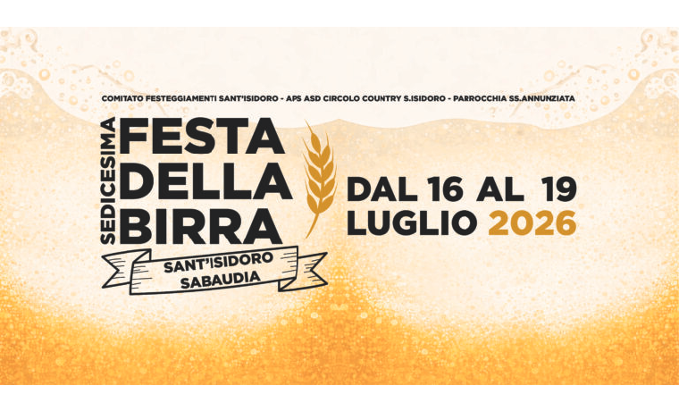XVI Festa della Birra di Sant'Isidoro