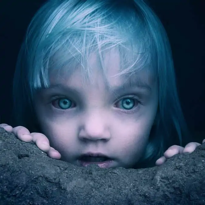 The legend of the ghost of Azzurrina of the castle of Montebello