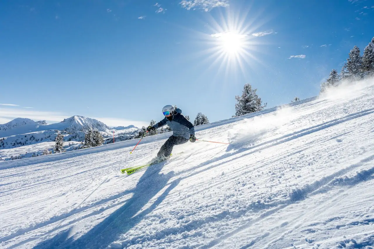 Skiing, great food and adrenaline in the winter in Val di Fiemme