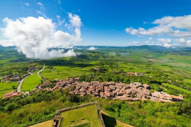 Radicofani dall'alto