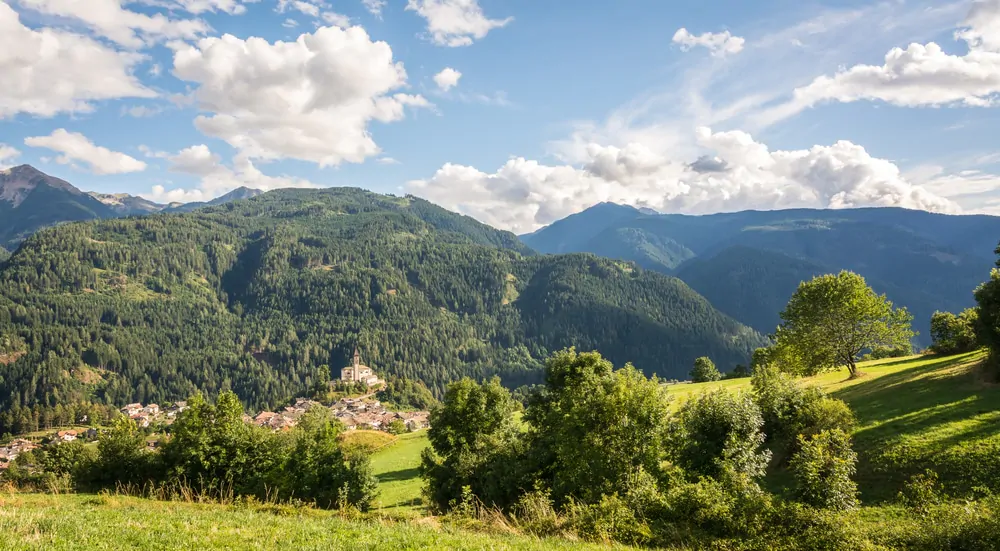 Fiemme,Valley,(val,Di,Fiemme),In,Trentino,Alto,Adige,,Trento
