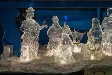 Il Presepe di Ghiaccio di Massa Martana