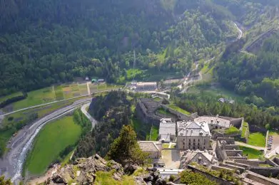 Forte di Fenestrelle, dalla Garitta del Diavolo - devedeve