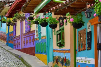 Abitazioni colorate di Guatapé